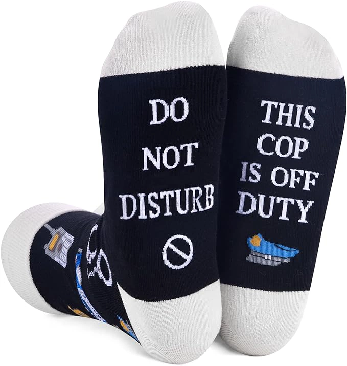 best gifts for law enforcement officers - Zmart Funny Socks